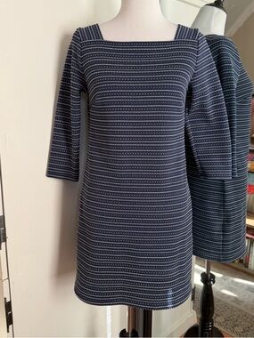 Loft XS Navy Blue Dress